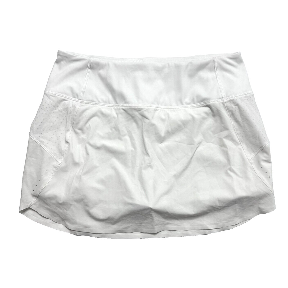Athleta Athletic Run With It 14” Skort Jupe-Short White Women’s Size Medium